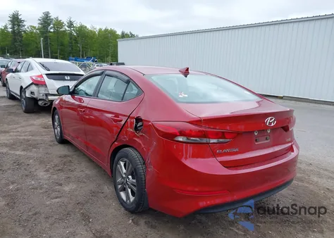2017 Hyundai Elantra Value Edition из США, поврежденный, VIN KMHD84LF3HU430655